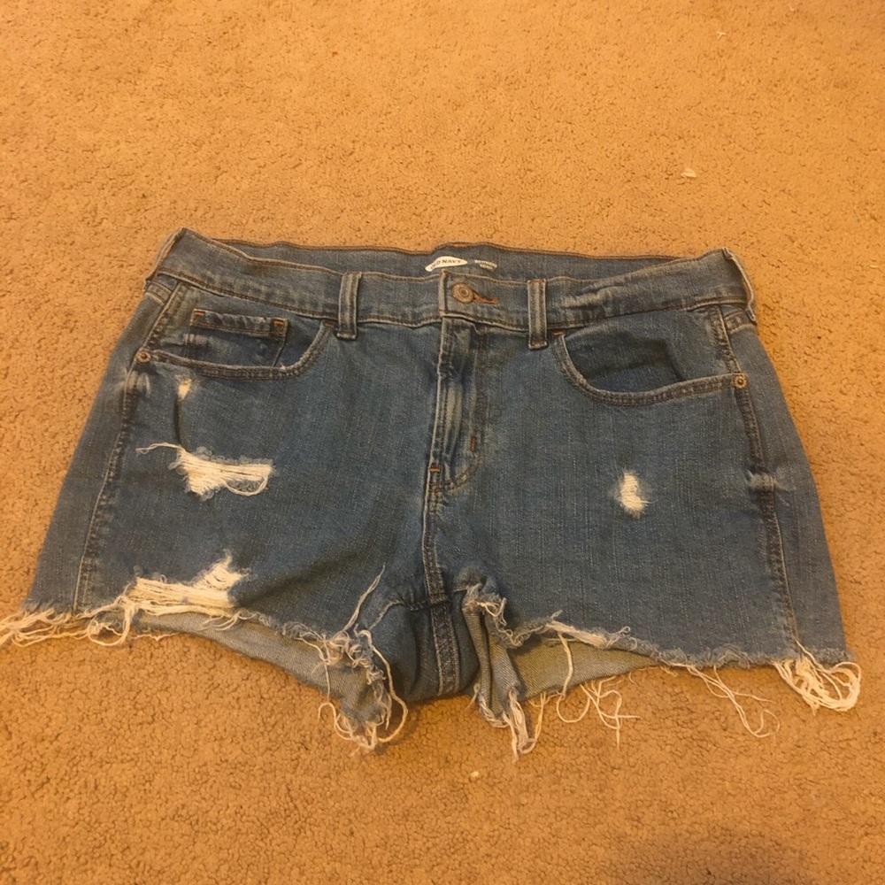 old navy denim shorts